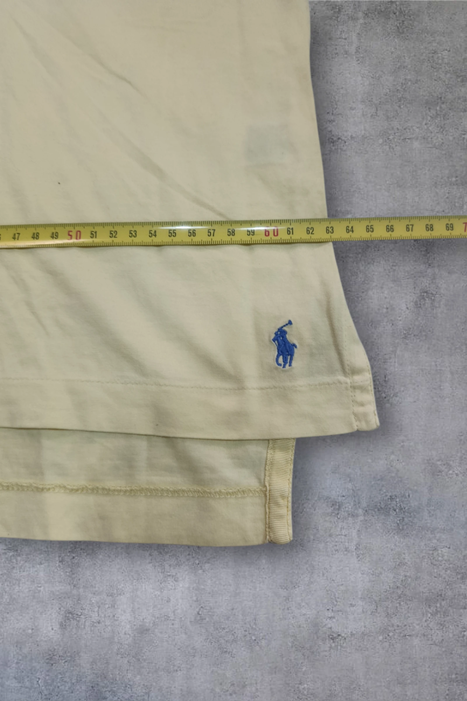 | Polo Ralph Lauren Homem | Cor Amarela | 100% Algodão | Logo Pony Azul | Tamanho XL | – photo 8